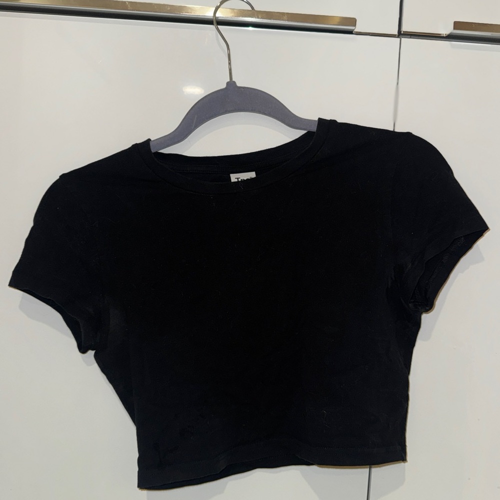 TNA Black Women's Crop Top
